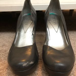 Guess Grey heels